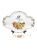 Roses "65th Happy Birthday" Plate with Server With Gift Box